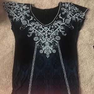Blue gem top